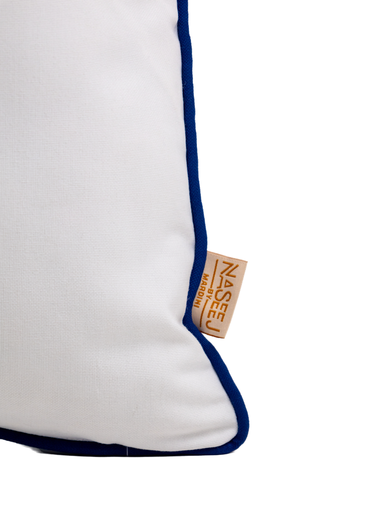 Solid (P) Cushion (45*45) - Ekru x Navy ☀️☂️