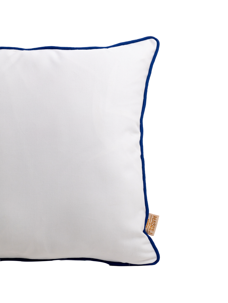 Solid (P) Cushion (45*45) - Ekru x Navy ☀️☂️
