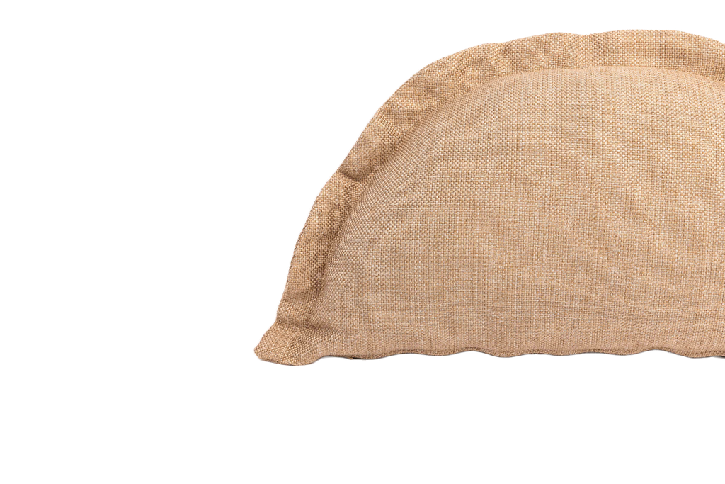 Jimmy Tweed Samosa Cushion (Arch 35*50) Beige