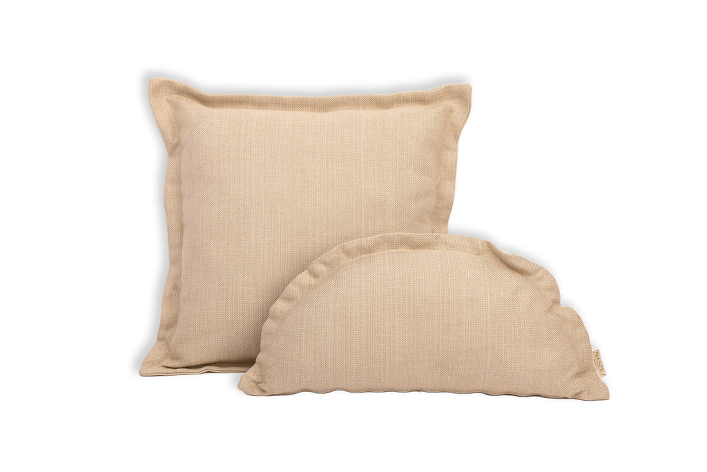Jimmy Tweed Samosa Cushion (Arch 35*50) Ivory x Beige 