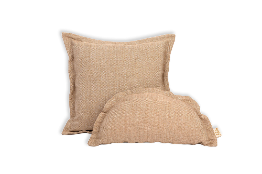 Jimmy Tweed Samosa Cushion (Arch 35*50) Beige
