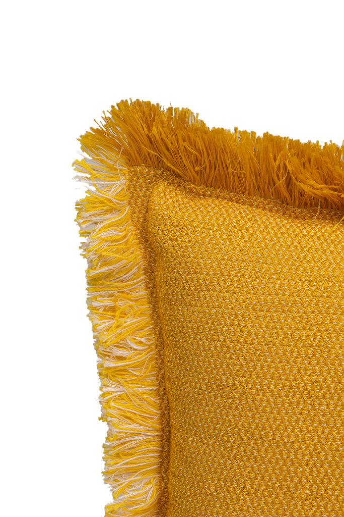 Twenty-One Tweed Frill Cushion