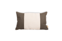Shaun Cushion - Kidney (Leather × Boucle)