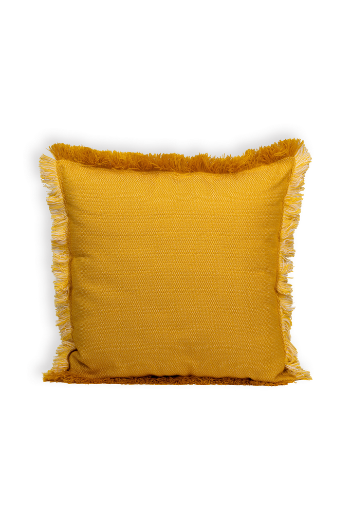 [5757] Twenty-One Tweed Frill Cushion (50x50)